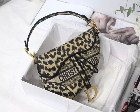 Adore Me Leopard Saddle Bag