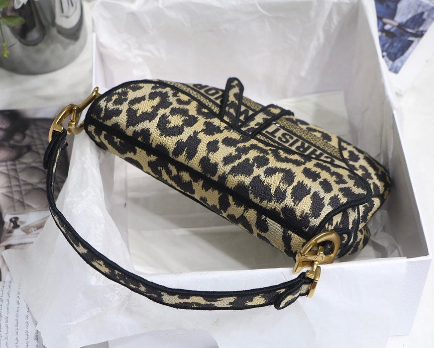 Adore Me Leopard Saddle Bag