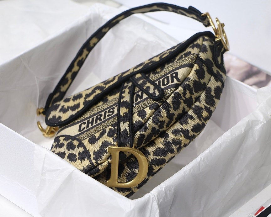 Adore Me Leopard Saddle Bag