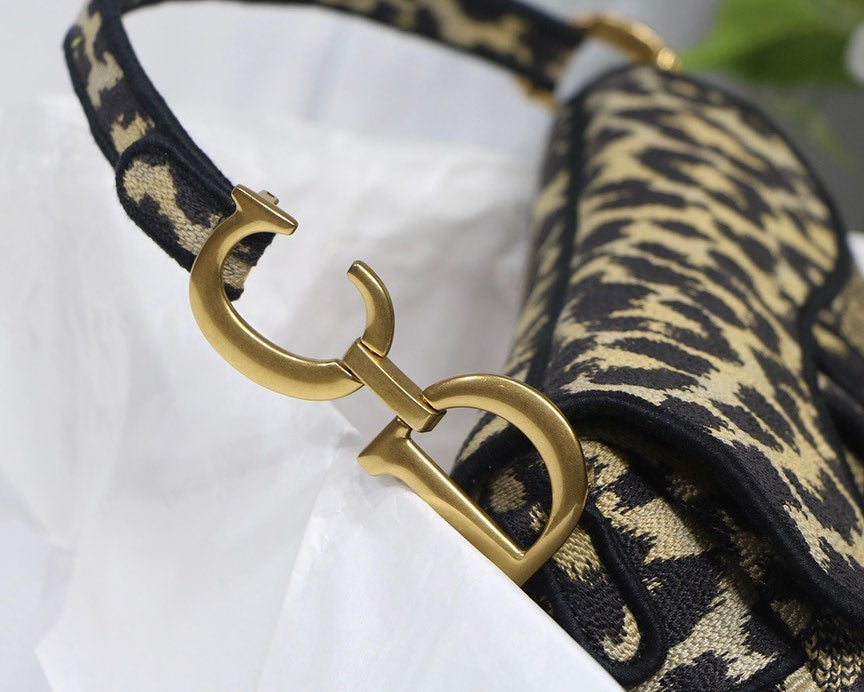 Adore Me Leopard Saddle Bag