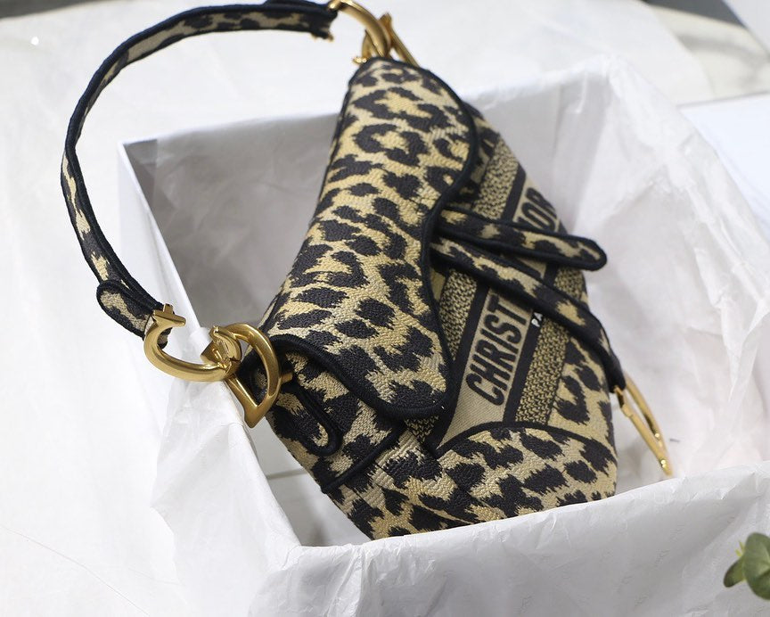 Adore Me Leopard Saddle Bag